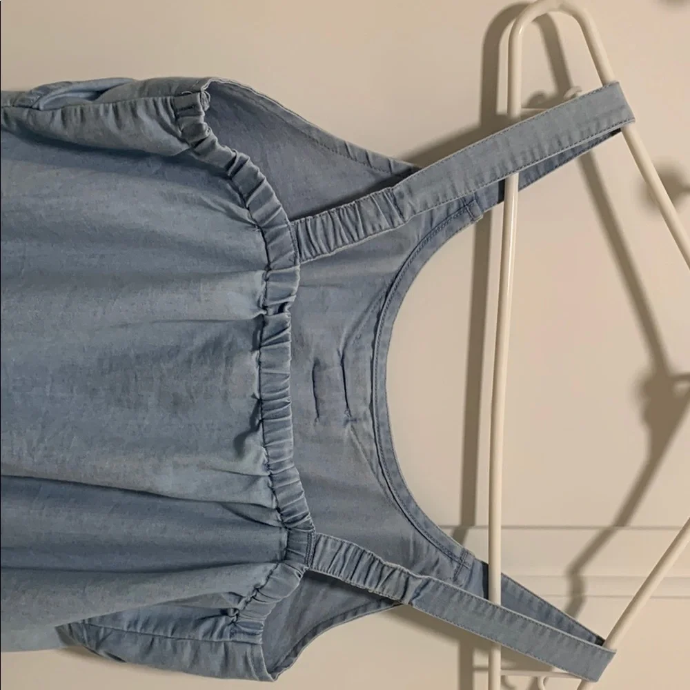 Comfortable Stylish Nautica Light Blue Girl’s Sleeveless Jumpsuit. Size:12/14 - Picture 7 of 8